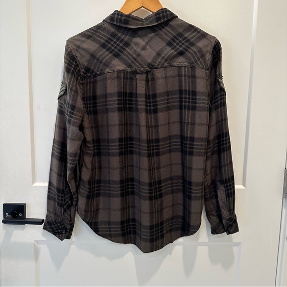 RAILS Women's Pepper Plaid Button Front Shirt Size S - Picture 7 of 13